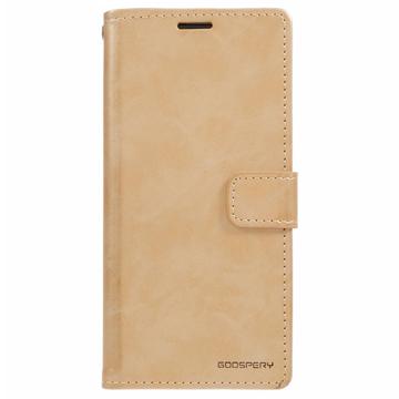 iPhone 16 Plus Mercury Goospery Blue Moon Pung etui - Guld