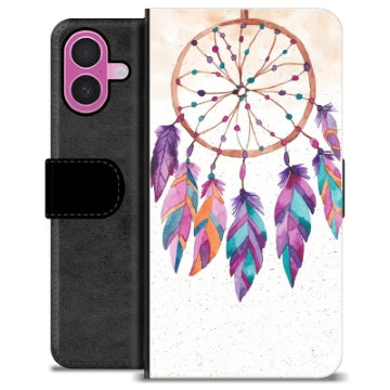 iPhone 16 Plus Premium Flip Cover med Pung - Drømmefanger
