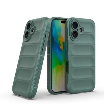 iPhone 16 Plus Rugged TPU Cover - Grøn