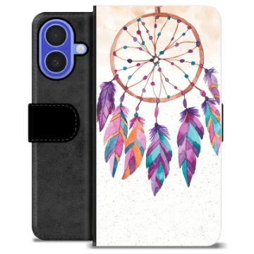 iPhone 16 Premium Flip Cover med Pung - Drømmefanger