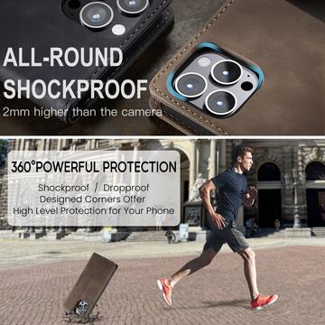 iPhone 16 Pro Caseme 013 Series Pung - Kaffe