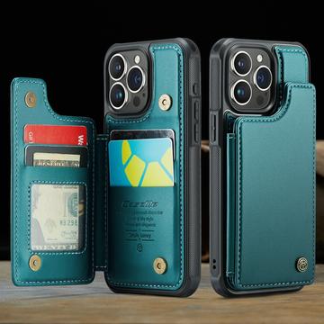 iPhone 16 Pro Caseme C22-etui RFID-kortpung - grøn
