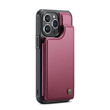 iPhone 16 Pro Caseme C22-etui RFID-kortpung - rød