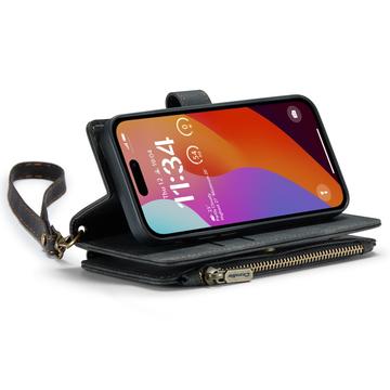 iPhone 16 Pro Caseme C30 Multifunktionel Pung - Sort
