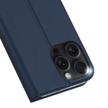 iPhone 16 Pro Dux Ducis Skin Pro Flip Cover - Blå