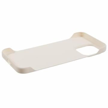 iPhone 16 Pro Plastik Cover Uden Sider - Hvid