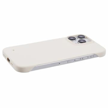 iPhone 16 Pro Plastik Cover Uden Sider - Hvid