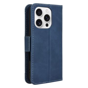 iPhone 16 Pro Max Kortholder Pung Etui - blå