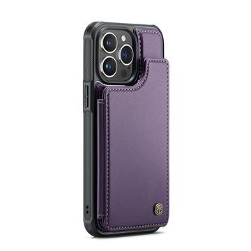 iPhone 16 Pro Max Caseme C22-etui RFID-kortpung - lilla