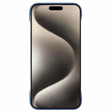 iPhone 16 Pro Max Plastik Cover Uden Sider - Blå