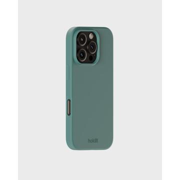 iPhone 16 Pro Max Holdit Silikone Cover - Mosgrøn