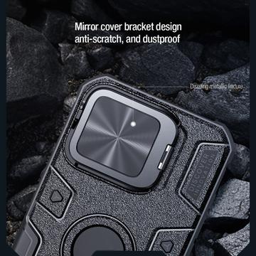 iPhone 16 Pro Max Nillkin CamShield Armor Prop Hybrid Cover - MagSafe-kompatibel - Sort
