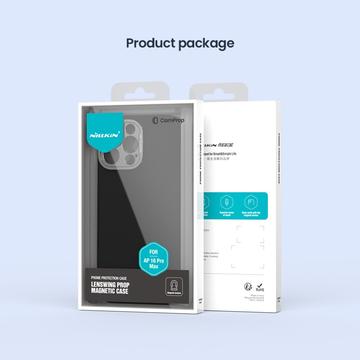 iPhone 16 Pro Max Nillkin LensWing Pro flydende silikone cover - MagSafe-kompatibel - Grøn
