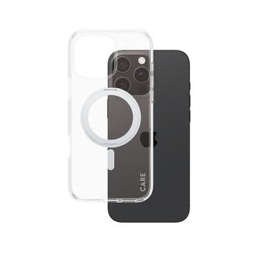 iPhone 16 Pro Max PanzerGlass Care Kickstand Cover - MagSafe-kompatibel - Sølv