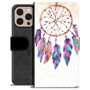 iPhone 16 Pro Max Premium Flip Cover med Pung - Drømmefanger