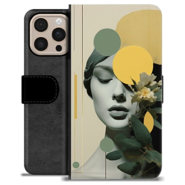 iPhone 16 Pro Max Premium Flip Cover med Pung - Vintage Stemning