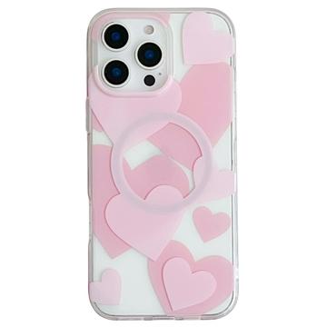 iPhone 16 Pro Max Pure Love magnetisk hybrid-cover - Pink