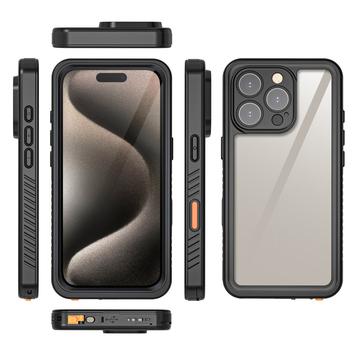 iPhone 16 Pro Max Redpepper FS IP68 Vandtæt Cover - Sort