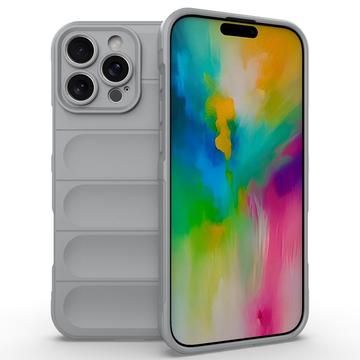 iPhone 16 Pro Max Rugged TPU Cover - Lysegrå