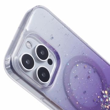 iPhone 16 Pro Max Sparkle Glow MagSafe Cover - lilla
