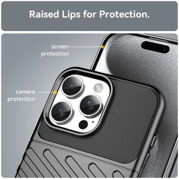 iPhone 16 Pro Max Thunder Series TPU Cover - Sort