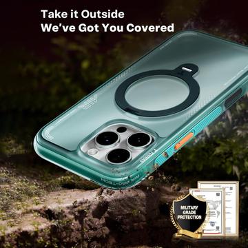 iPhone 16 Pro Max Torras Ostand Q3 Air MagSafe cover - Grøn