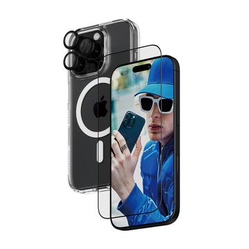 iPhone 16 Pro PanzerGlass 3-i-1-beskyttelsespakke