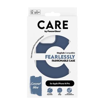 iPhone 16 Pro PanzerGlass Care Fearlessly Fashionable Cover - MagSafe-kompatibel - Blå