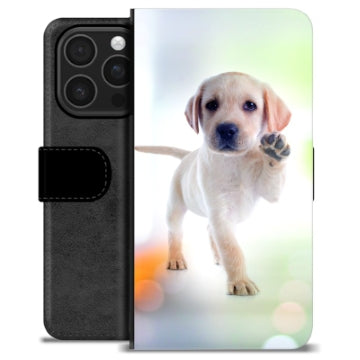 iPhone 16 Pro Premium Flip Cover med Pung - Hund