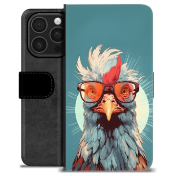iPhone 16 Pro Premium Flip Cover med Pung - Høne