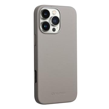 iPhone 16 Pro Qialino Premium MagSafe Cover - grå