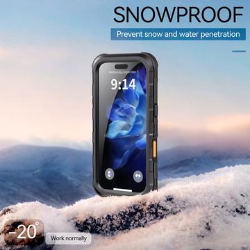 iPhone 16 Pro Shellbox M Series IP68 vandtæt cover - dykkercover med MagSafe-kompatibilitet - Sort