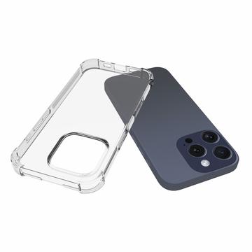 iPhone 16 Pro Stødsikkert TPU Cover - Gennemsigtig