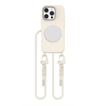 iPhone 16 Pro Tech-Protect MagNecklace MagSafe Cover - Latte