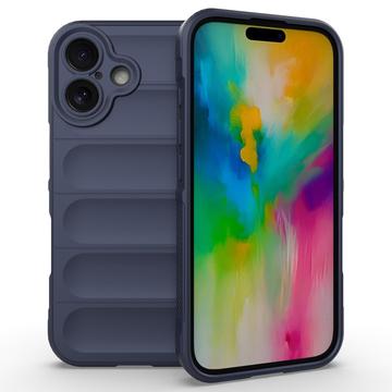 iPhone 16 Rugged TPU Cover - Mørkeblå