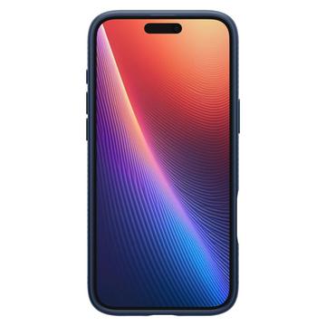 iPhone 16 Spigen Liquid Air TPU Cover - Navy Blå