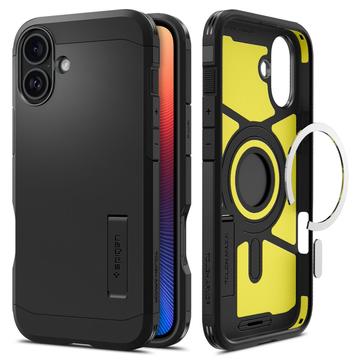 iPhone 16 Spigen Tough Armor Mag Cover - Sort