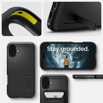 iPhone 16 Spigen Tough Armor Mag Cover - Sort