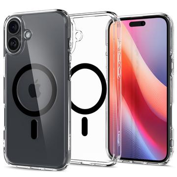 iPhone 16 Spigen Ultra Hybrid Mag Cover - Sort / Klar