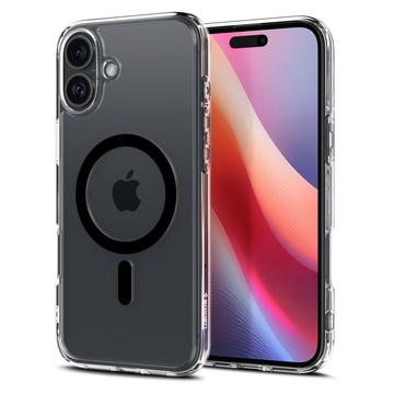 iPhone 16 Spigen Ultra Hybrid Mag Cover - Sort / Klar