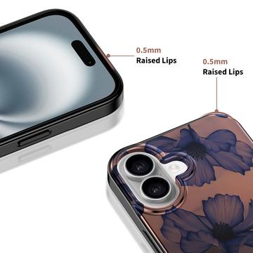 iPhone 16 Tech-Protect Lamano MagSafe Cover - Fløjlsnat