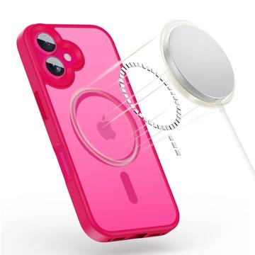 iPhone 16 Tech-Protect Magmat Cover - MagSafe Kompatibel - Blændende lyserød