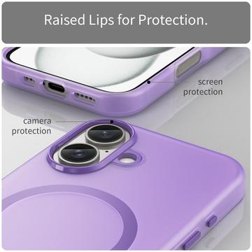 iPhone 16 UltraGuard Matte MagSafe Cover - mørk lilla