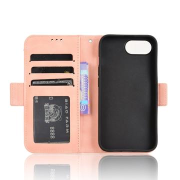 iPhone 16e/17e Kortholder Pung Etui - Pink