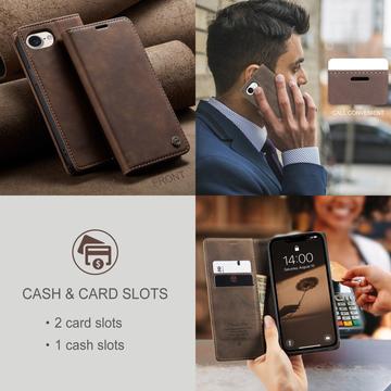 iPhone 16e/17e Caseme 013 Series Pung - Kaffe