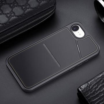 iPhone 16e/17e Dux Ducis Rafi II Magnetisk Cover med kickstand og kortholdere - Sort
