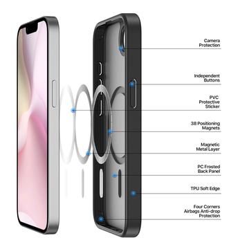 iPhone 16e/17e Dux Ducis Yind Hybrid Cover - MagSafe-kompatibel - Sort