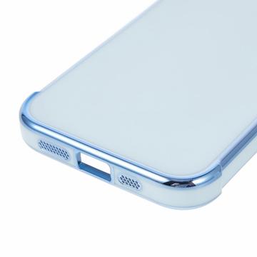 iPhone 16e/17e Galvaniseret Stødsikkert TPU Cover - Blå