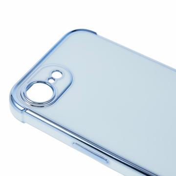 iPhone 16e/17e Galvaniseret Stødsikkert TPU Cover - Blå