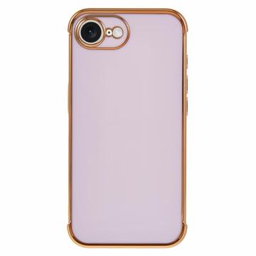 iPhone 16e/17e Galvaniseret Stødsikkert TPU Cover - Lilla